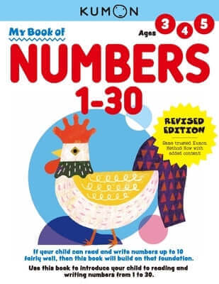 Kumon My Book of Numbers 1-30: Revised Ed Paperback Kumon Publishing North America