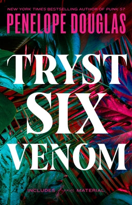 Paperback of "Tryst Six Venom" by Berkley Books, featuring the book cover with dark and mysterious artwork.