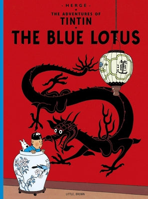 Paperback of The Blue Lotus by Little, Brown Books for Young Readers, showing the book cover with blue lotus artwork.