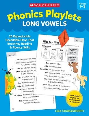 Phonics Playlets: Long Vowels Paperback Scholastic Teaching Resources