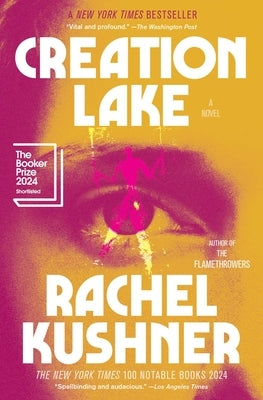 Paperback of Creation Lake by Scribner Book Company, showing the book cover with title and author details.