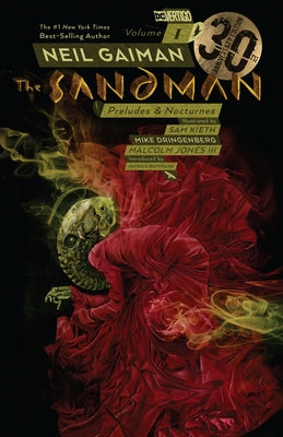 Paperback of The Sandman Vol. 1: Preludes & Nocturnes 30th Anniversary Edition by Vertigo, featuring the comic book cover art.