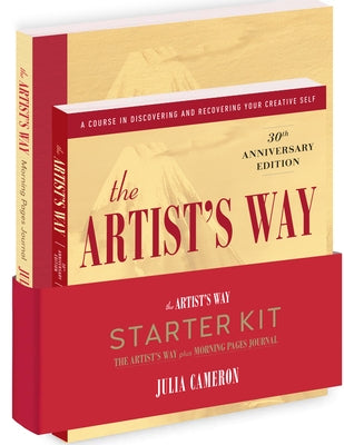 Paperback of The Artist's Way Starter Kit by Tarcher, featuring a closed book with a soft cover and visible title on the front.