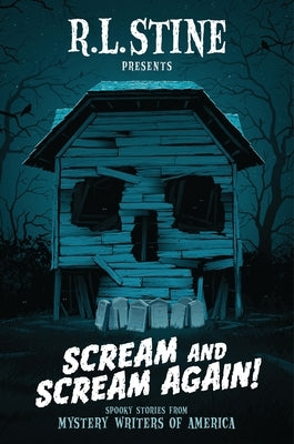 Paperback of Scream and Scream Again! spooky stories by Mystery Writers of America, published by HarperCollins, with eerie cover art.