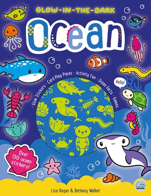 Glow-In-The-Dark Ocean Sticker Activity Book by Regan, Lisa
