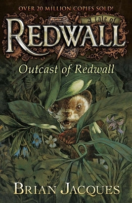 Paperback of Outcast of Redwall by Firebird featuring detailed cover art of a brave mouse warrior from the Redwall series.