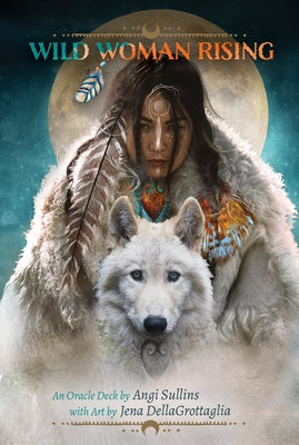Wild Woman Rising card from U.S. Games Systems, Inc. featuring vibrant artwork of a powerful woman figure and mystical symbols.