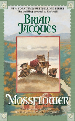 Mass market paperbound book titled Mossflower by Ace Books, featuring a colorful illustrated cover with woodland scene.