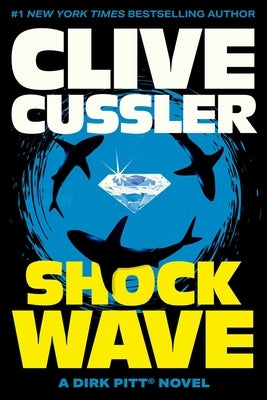 Paperback of the novel Shock Wave by Simon & Schuster featuring a cover image with bold title and abstract design.