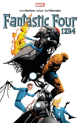 Paperback Marvel Universe Fantastic Four by Morrison & Lee comic book with colorful cover featuring the team.