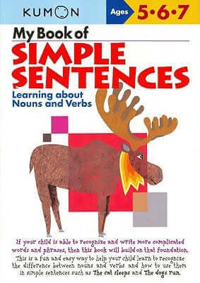 Kumon My Book of Simple Sentences Paperback Kumon Publishing North America