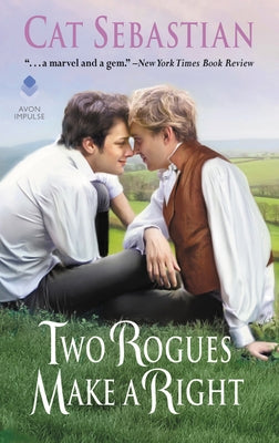 Mass market paperback of "Two Rogues Make a Right" by Avon Books, showing the book cover with title and author details.