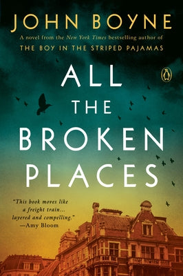 Paperback of "All the Broken Places" by Penguin Books, featuring the book cover with artistic design and title text.