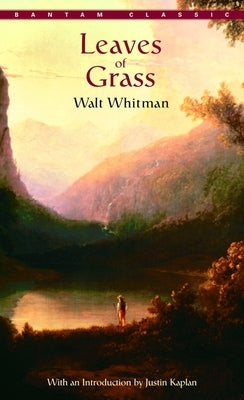 Cover of Bantam Classics mass market paperback edition of Leaves of Grass by Walt Whitman, featuring artistic floral design.