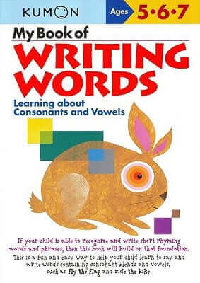 Kumon My Book of Writing Words Paperback Kumon Publishing North America