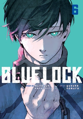 Blue Lock 6 paperback manga by Kodansha Comics featuring dynamic cover art with characters in action poses.