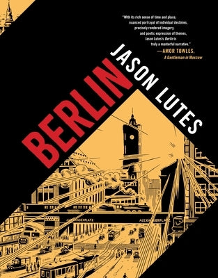 Paperback of the graphic novel Berlin by Drawn & Quarterly, showing the cover with artwork and title.
