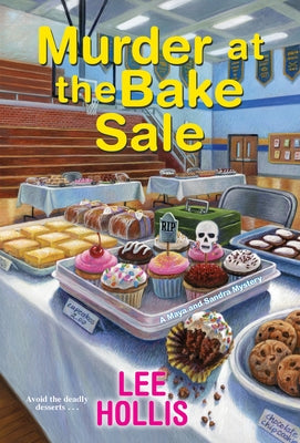 Mass market paperbound book titled "Murder at the Bake Sale" by Kensington Publishing Corporation, featuring a mysterious cover design.