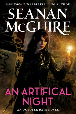 Cover of "An Artificial Night" paperback novel by Daw Books, featuring a dark, mysterious landscape and evocative artwork.