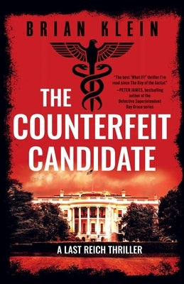 Paperback of The Counterfeit Candidate by Diversion Books featuring the book cover with title and author details.