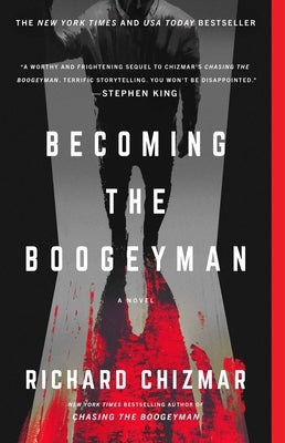 Paperback copy of "Becoming the Boogeyman" by Gallery Books, showing the front cover with dark, spooky artwork.