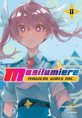Paperback of Magilumiere Magical Girls Inc., Vol. 8 by Viz Media featuring colorful cover art with magical girl characters.
