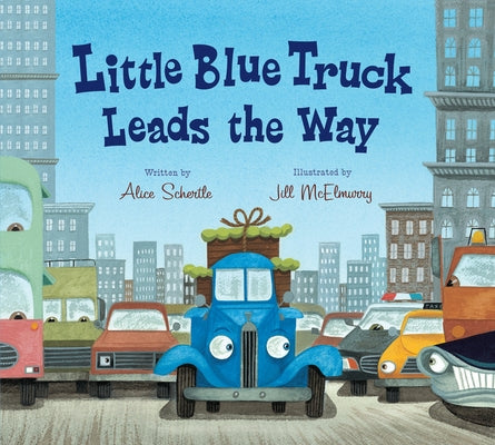 Little Blue Truck Leads the Way Padded Board Book Board Book Clarion Books