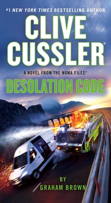 Cover of the mass market paperback "Desolation Code" by Clive Cussler, featuring a maritime-themed illustration with a ship and stormy sea.