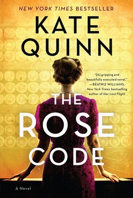 Paperback of The Rose Code by William Morrow & Company, featuring the book cover with floral design and title text.
