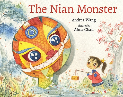 Paperback of The Nian Monster by Albert Whitman & Company featuring colorful illustrated cover with a friendly monster character.