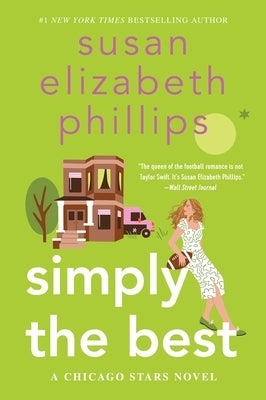 Paperback copy of "Simply the Best: A Chicago Stars Novel" by Avon Books, showing the book cover with title and author details.