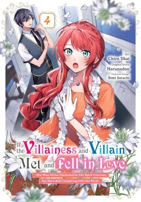 Paperback manga volume 4 of "If the Villainess and Villain Met and Fell in Love" by Yen Press, featuring cover art with characters.