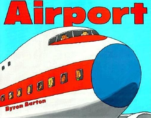 Paperback copy of the novel "Airport" by Greenwillow Books, showing the book cover with title and author details.