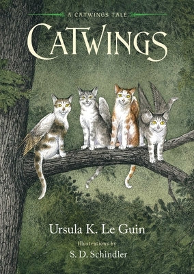 Paperback of Catwings by Atheneum Books for Young Readers, featuring colorful illustrated cover art.