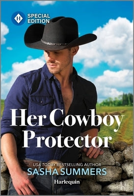 Mass market paperback of Her Cowboy Protector by Harlequin Special Edition, showing the book cover with western-themed artwork.