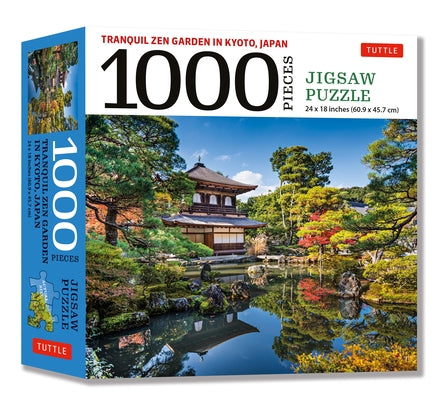 Tranquil Zen Garden in Kyoto Japan- 1000 Piece Jigsaw Puzzle: Ginkaku-Ji, Temple of the Silver Pavilion (Finished Size 24 in X 18 In) Other Tuttle Publishing