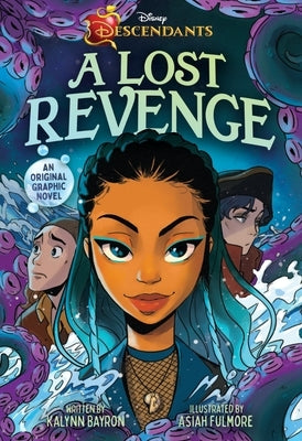 Paperback of Disney Descendants: A Lost Revenge graphic novel by Abrams Fanfare, featuring characters from the Disney Descendants series.