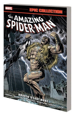Marvel Universe Amazing Spider-Man Epic Collection paperback featuring cover art from Kraven's Last Hunt, new printing edition.
