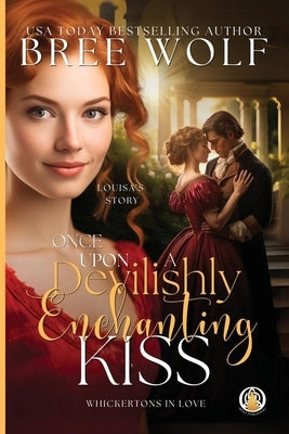 Paperback of Once Upon a Devilishly Enchanting Kiss by Wolf Publishing, featuring the book cover with mystical artwork.