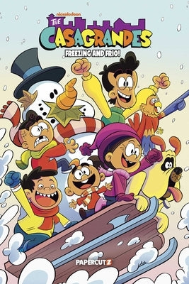 Paperback of The Casagrandes: Freezing and Frio! by Papercutz, featuring colorful cartoon characters on the cover.