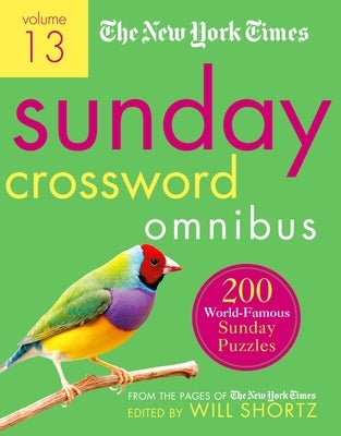 Paperback of The New York Times Sunday Crossword Omnibus Volume 13 with 200 world-famous Sunday puzzles, published by St. Martin's Griffin.