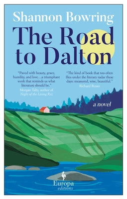 Paperback of "The Road to Dalton" by Europa Editions, featuring a cover with a scenic landscape and title text.