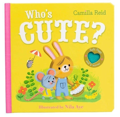Colorful cover of the "Who's Cute?" board book by Silver Dolphin Books featuring playful animal illustrations.
