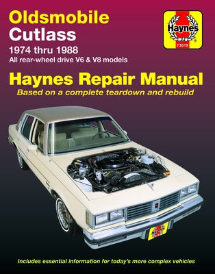 Oldsmobile Cutlass 1974-88 Paperback Haynes Manuals