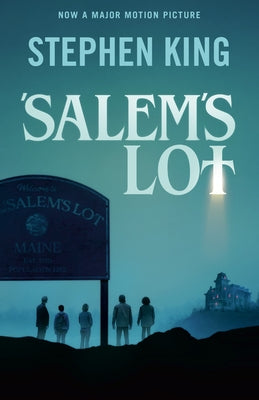 Paperback of Salem's Lot movie tie-in novel by Anchor Books, showing the front cover with spooky imagery and title text.