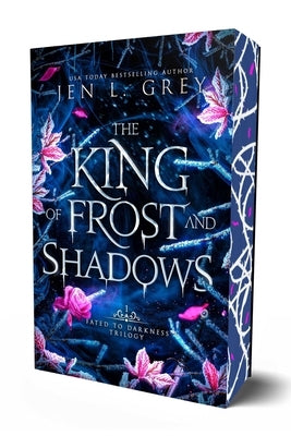 Paperback edition of The King of Frost and Shadows by Page & Vine: Anya, featuring a dark fantasy cover with icy and shadowy imagery.