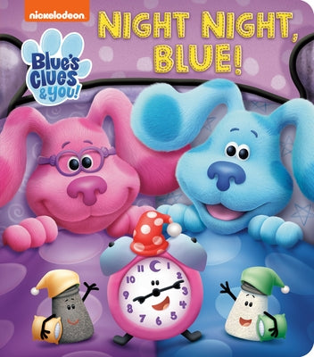 Night Night Blue board book from Blue's Clues & You by Random House Books for Young Readers, featuring Blue and nighttime illustrations.