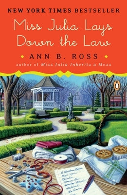 Paperback of Miss Julia Lays Down the Law by Penguin Books featuring the book cover with title and author details.