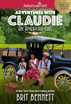 Paperback book titled "Adventures with Claudie" by American Girl Publishing Inc, featuring colorful cover art.