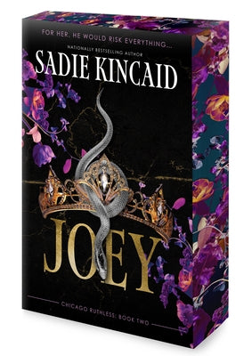 Paperback of Joey, a dark mafia romance novel by Mira Books, featuring a moody cover with shadowed figures and a mysterious atmosphere.